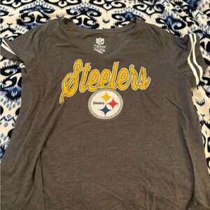 NFL Women's Dark Gray Team Apparel Tee with White Print